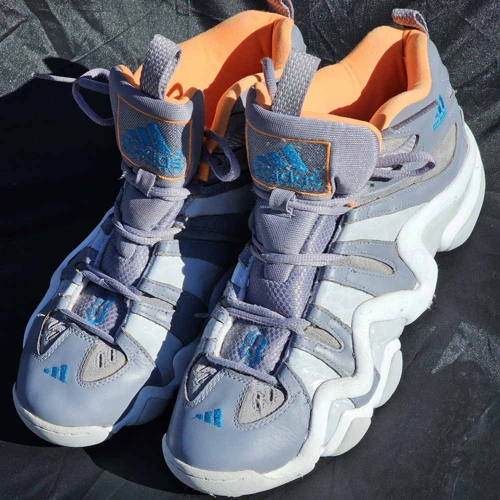 Adidas Top Ten Kobe Crazy 8 Grey/Orange/Blue/White Men’s Size 11